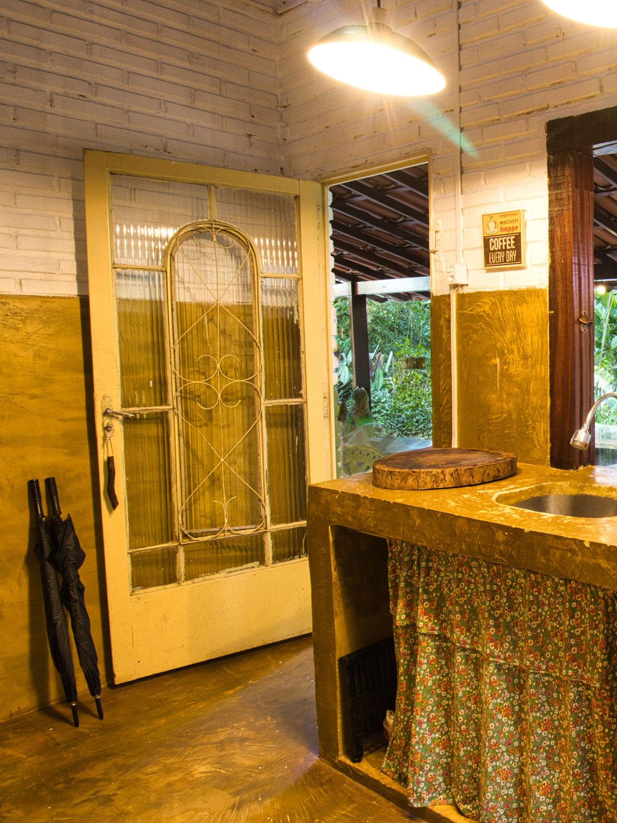 A entrada da Casinha do Solar